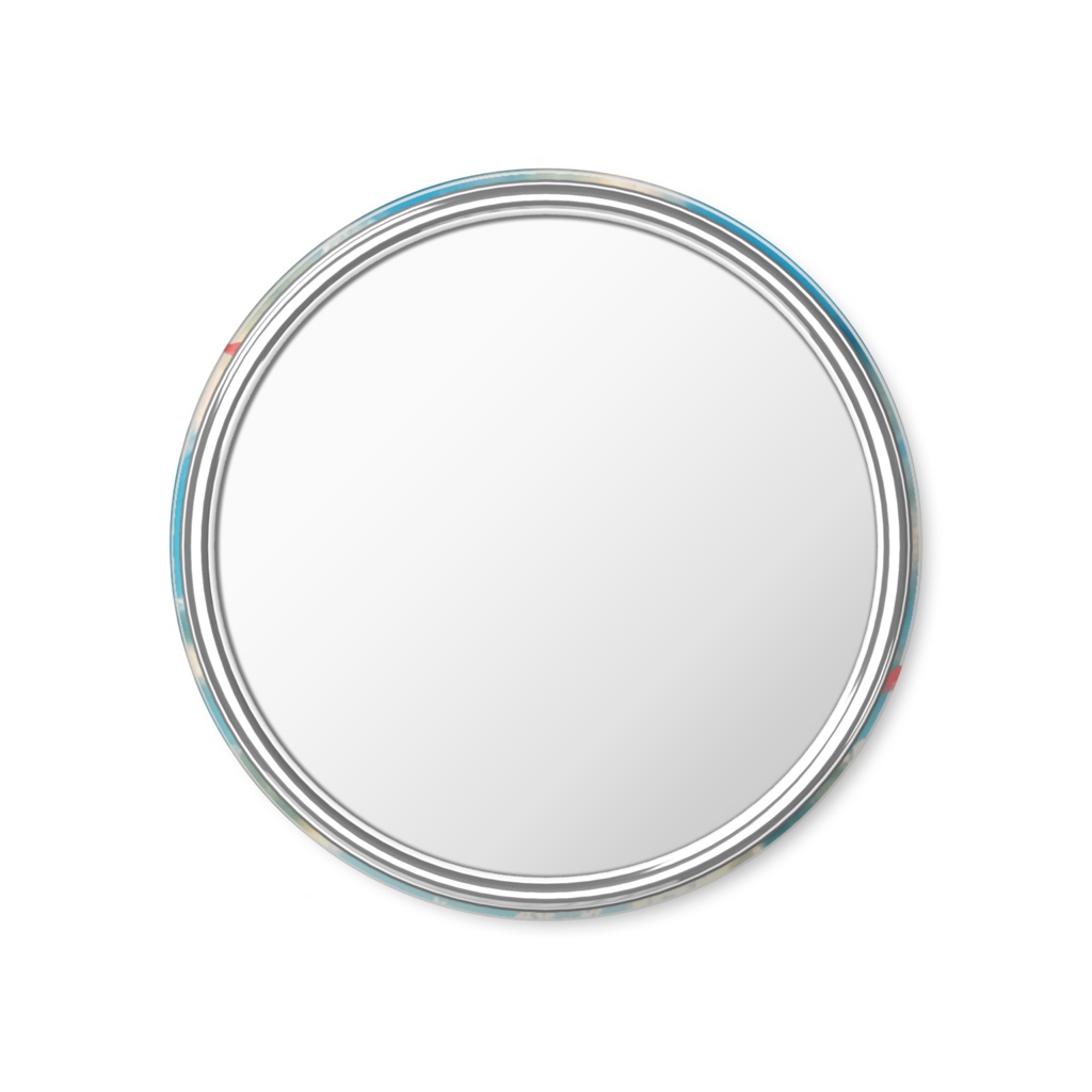 空の水草缶ミラー