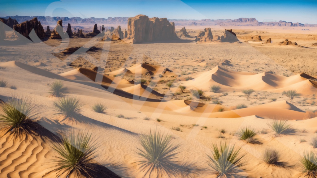 【背景素材】砂漠3種［0030］