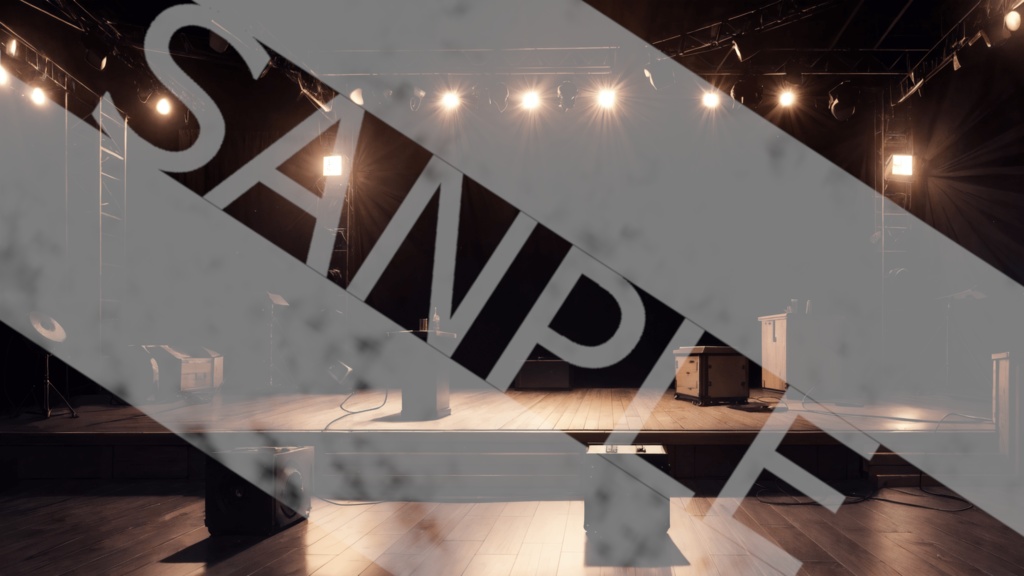 【背景素材】舞台・スタジオ3種［0046］