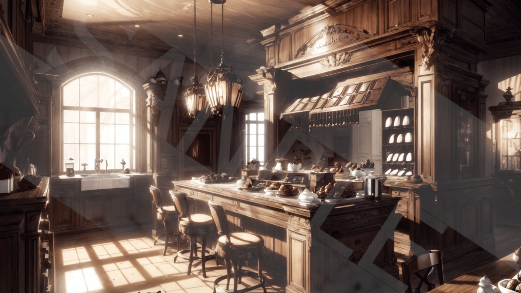 【背景素材】チョコレート店3種［0106］