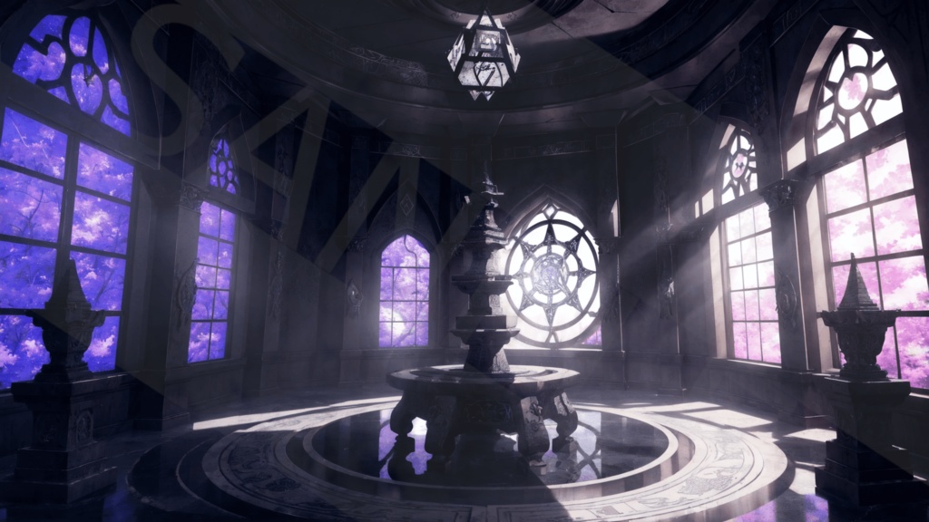 【背景素材】祭祀場・ファンタジー3種［0122］