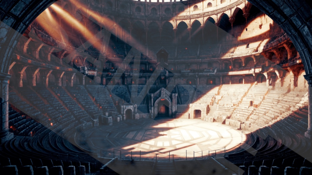 【背景素材】闘技場3種［0137］