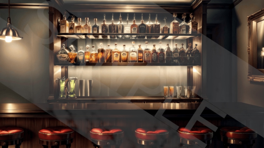 【背景素材】BAR・店内3種［0139］