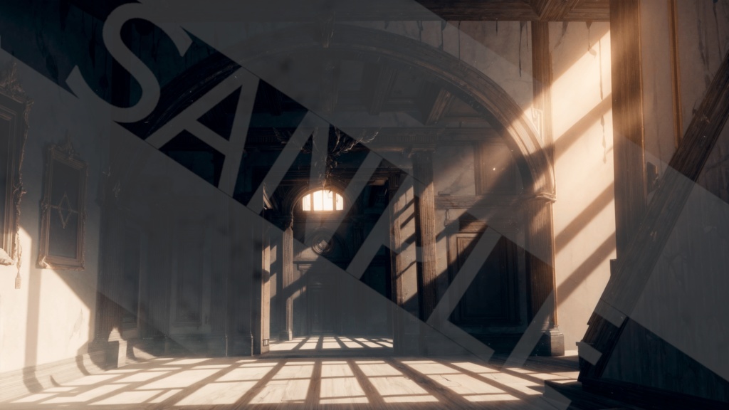 【背景素材】屋敷・室内3種［0140］