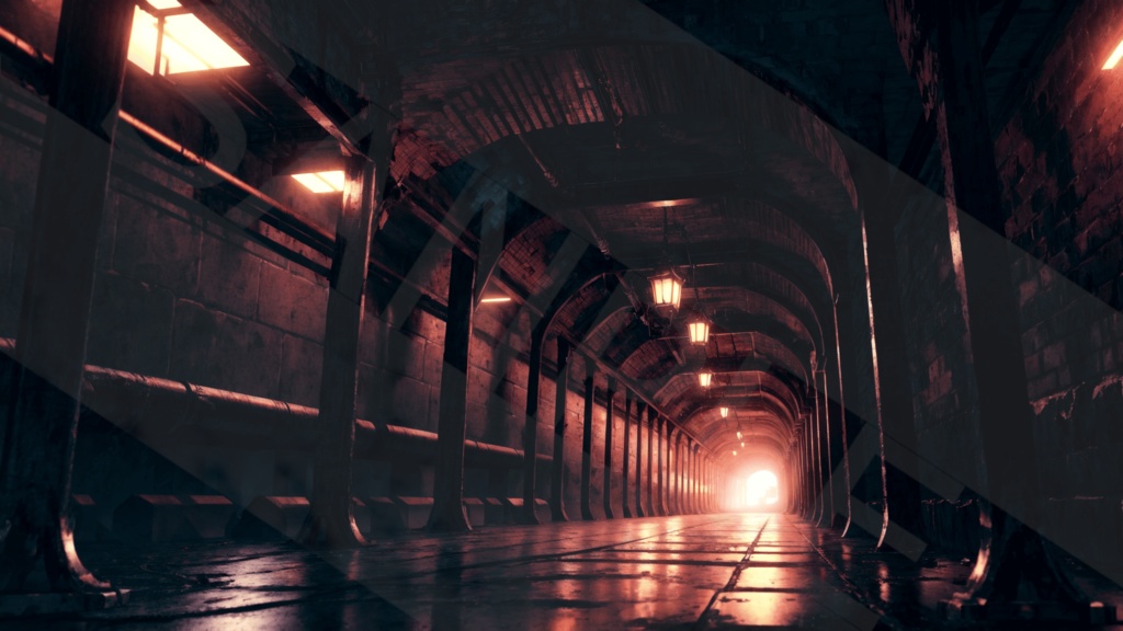 【背景素材】トンネル・地下道3種［0188］