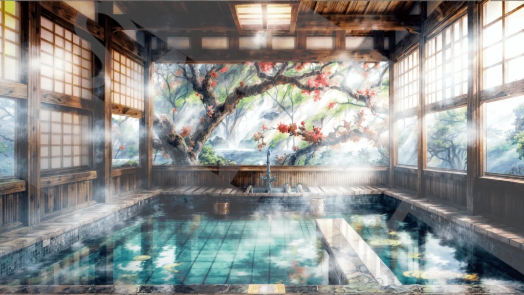 【背景素材】大衆浴場・和風3種［0232］