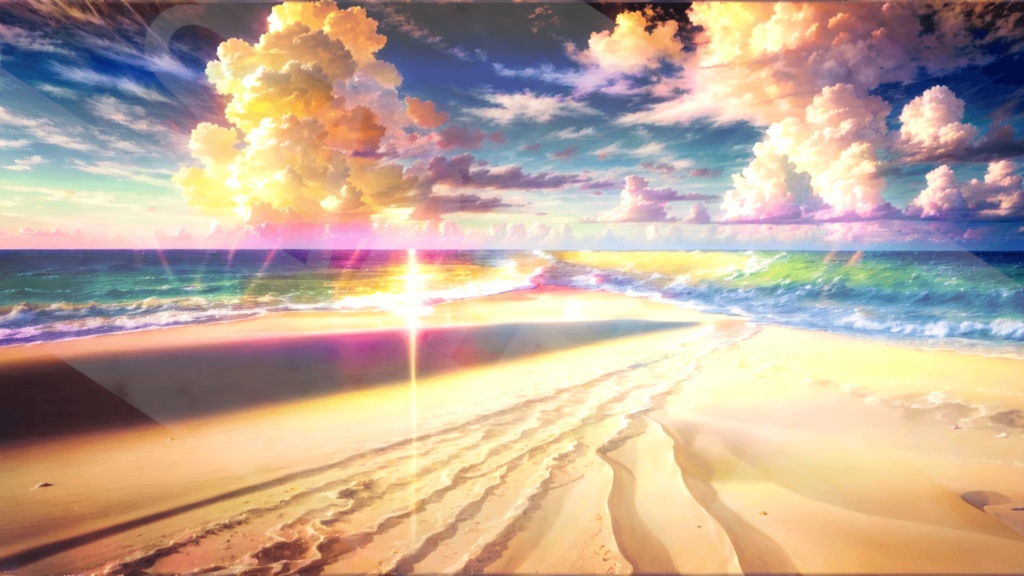 【背景素材】海・砂浜3種［0249］