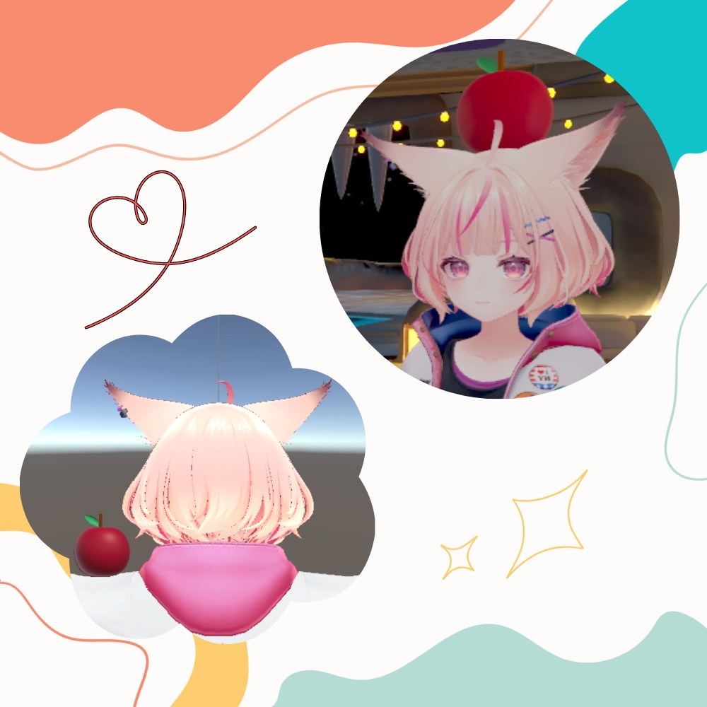 りんご 3Dモデル