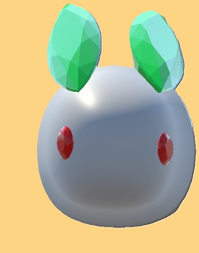 ゆきうさぎ 3Dモデル rabit 4匹