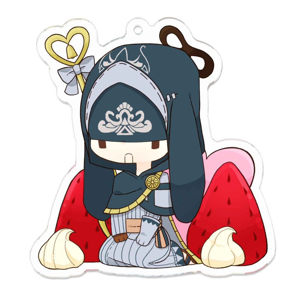 ウサギアテネスイーツアクキー