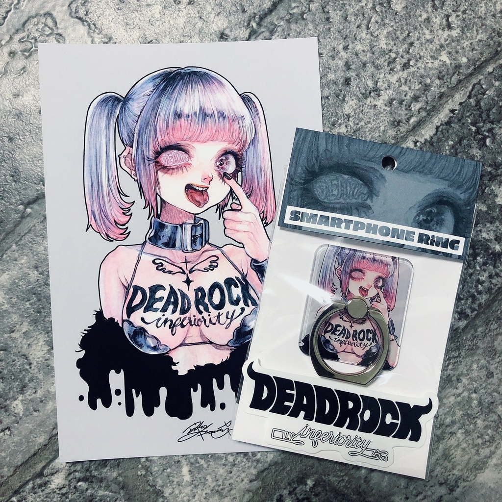 【在庫処分SALE】SMARTPHONE RING＆POST CARD SET【30％OFF】