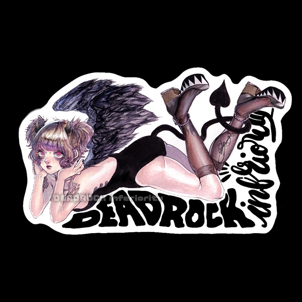 devil logo sticker(デッドストック)