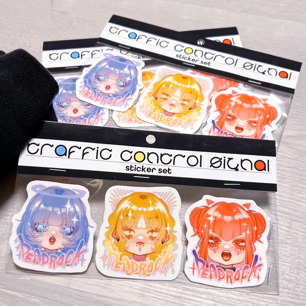 Traffic control signal STICKER SET【生産終了】