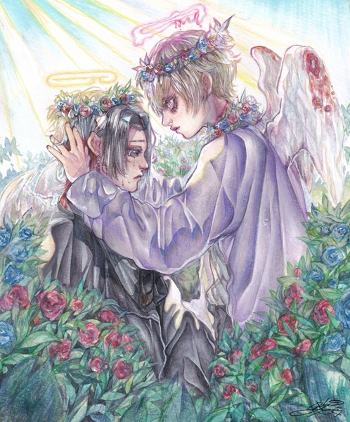 [透明水彩原画]穏やかな日々