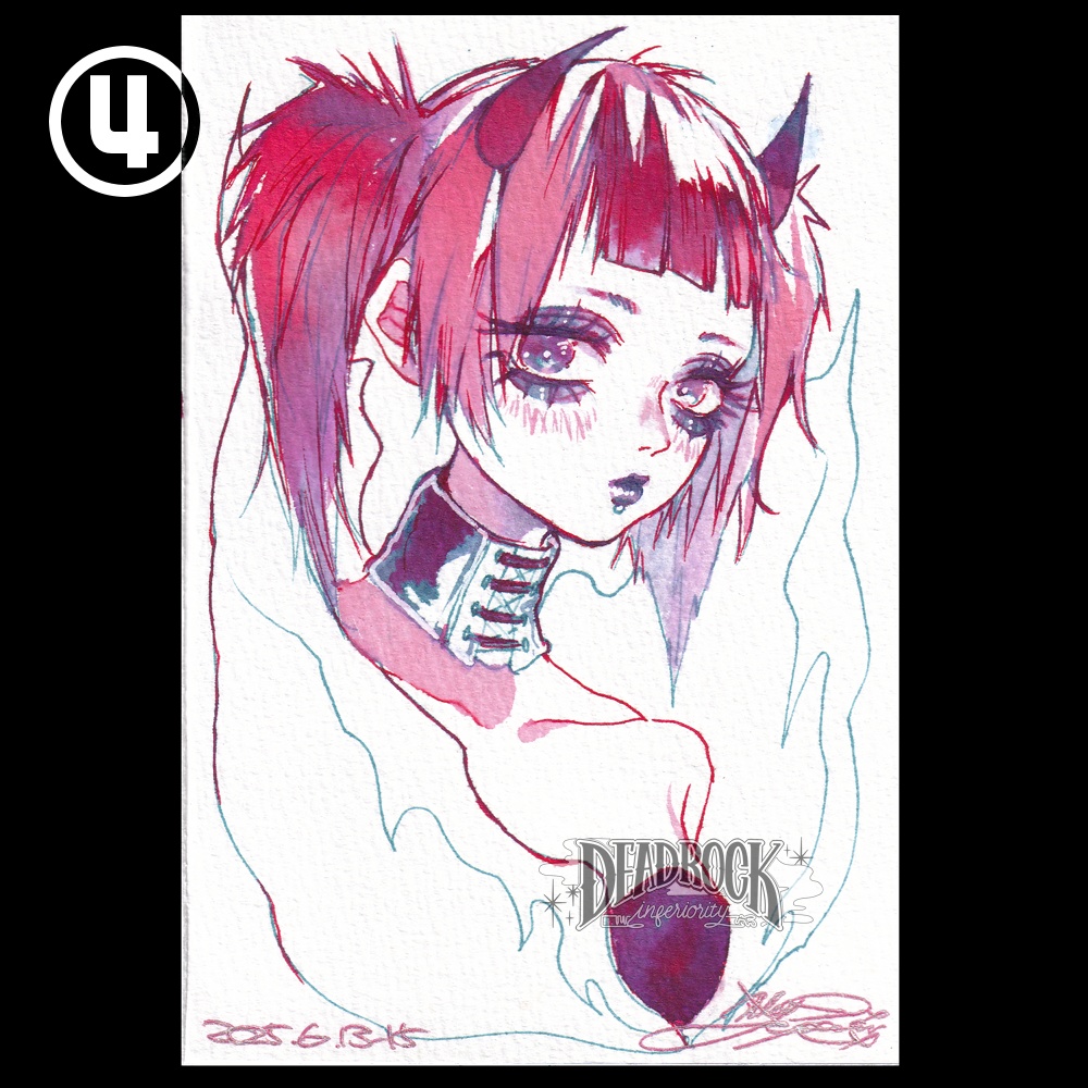 「天使と悪魔」Drawing