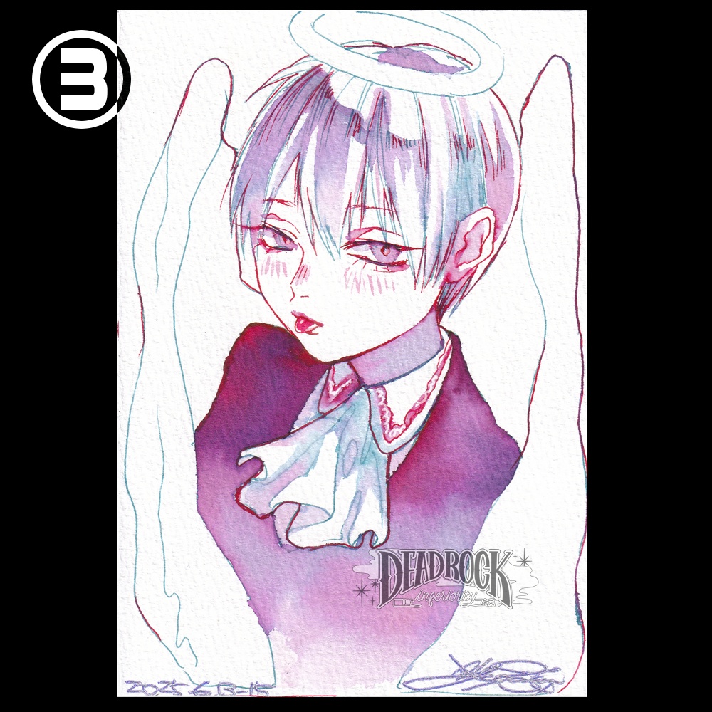 「天使と悪魔」Drawing