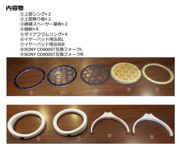 ※予約【C99版】コンデンサヘッドホン自作キット