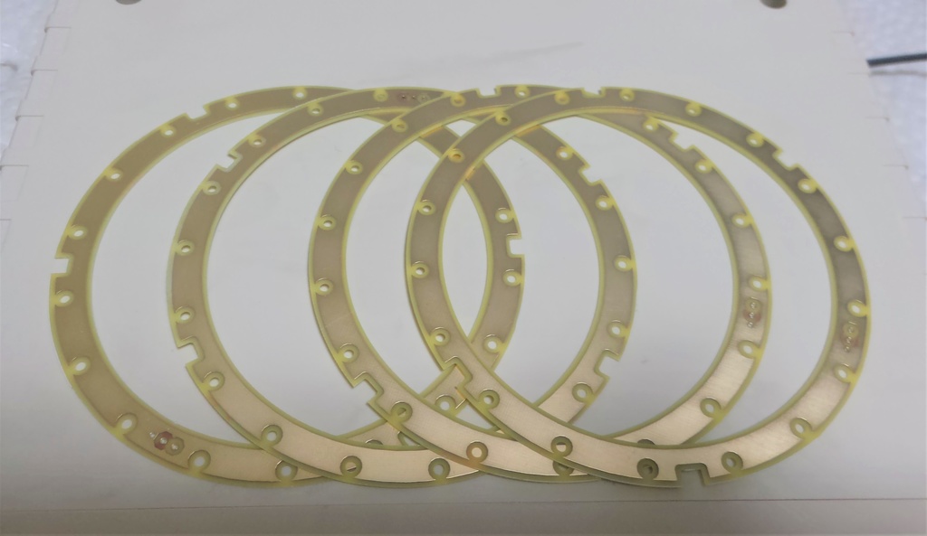 【C99版】コンデンサヘッドホン自作キット ダイアフラムリング4セット(両チャンネル)