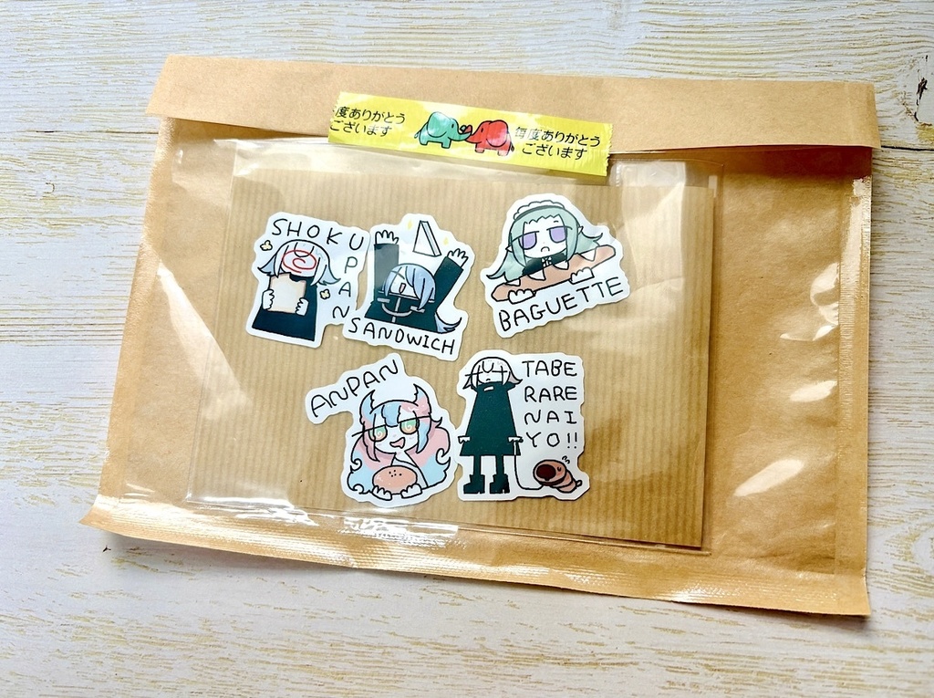 パンだいすき！ステッカーセット