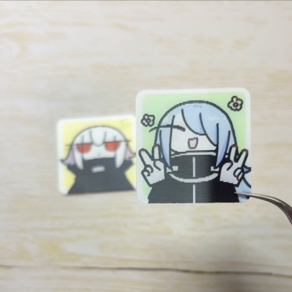 レンチキュラーステッカーセット