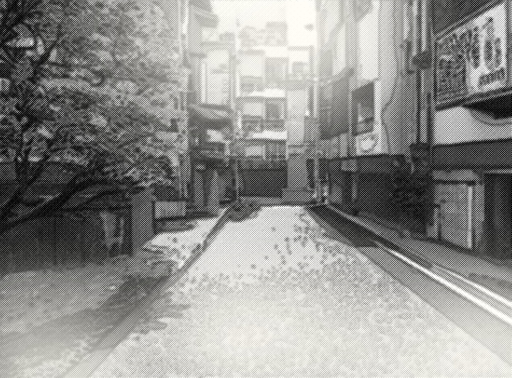住宅街背景トーン１