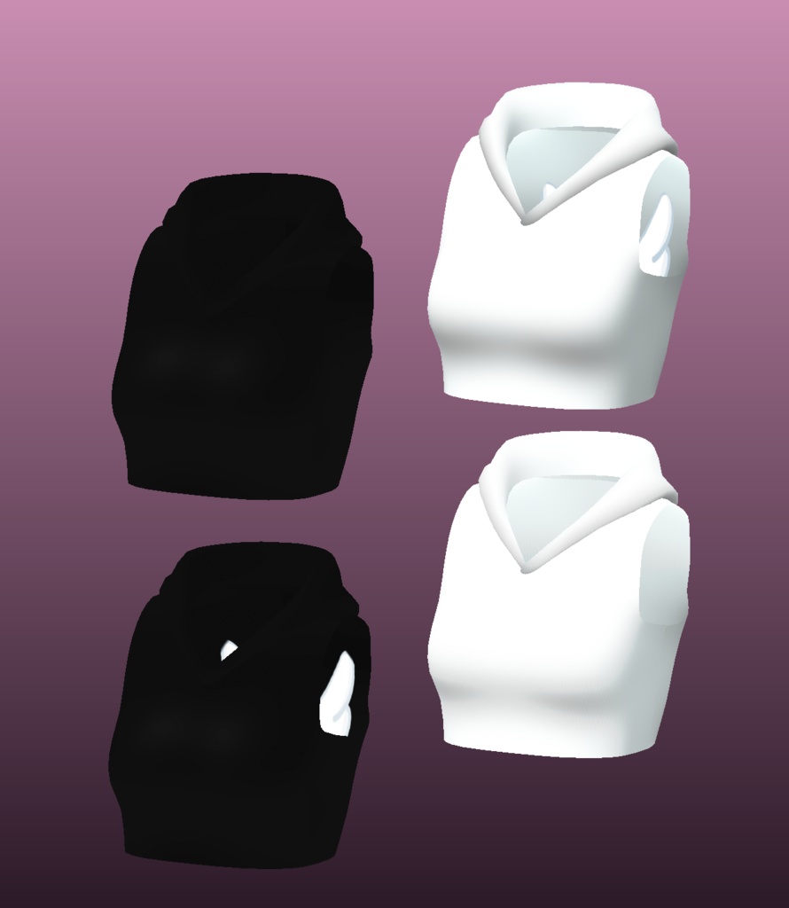 crop hoodie / sweater - COMMERCIAL USE