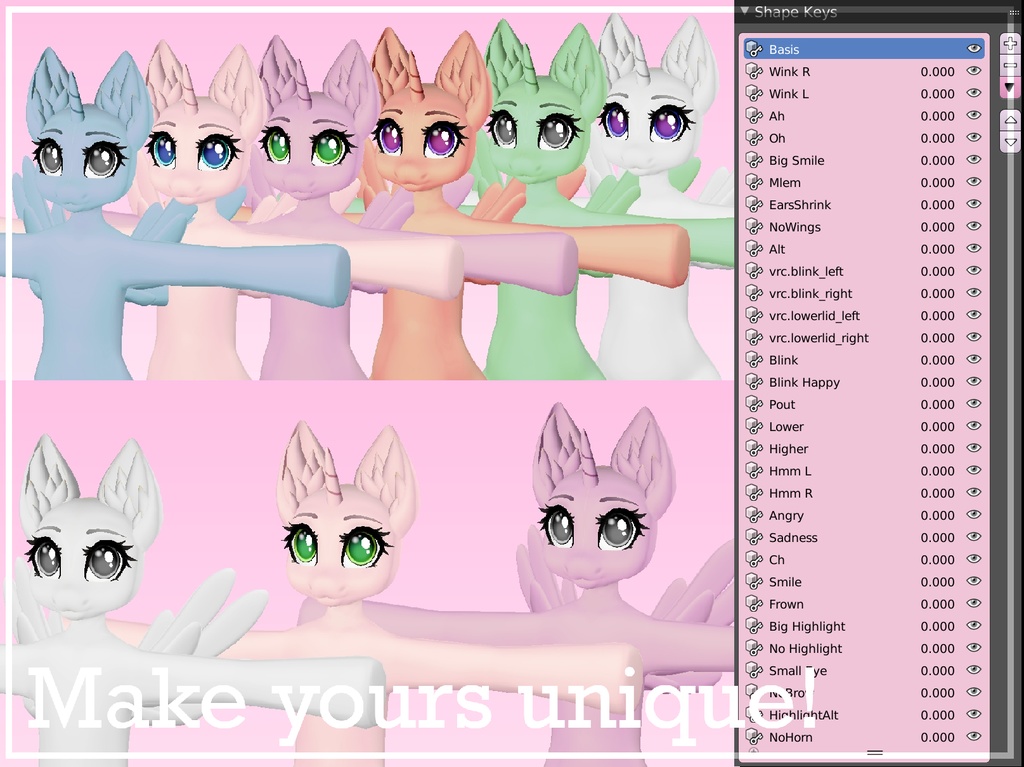 Mary(VRChatアバター)/自分で作ろう!