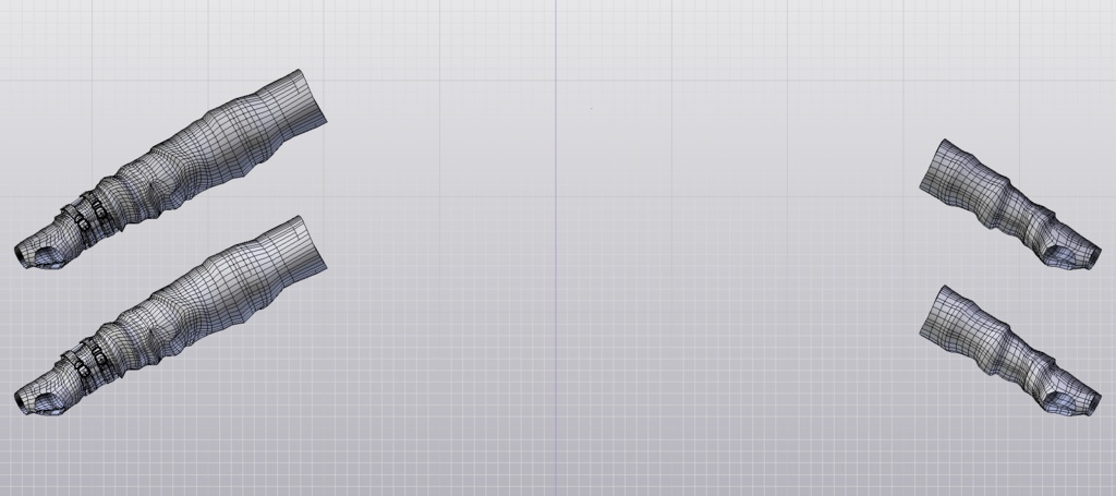 worn gloves - COMMERCIAL USE