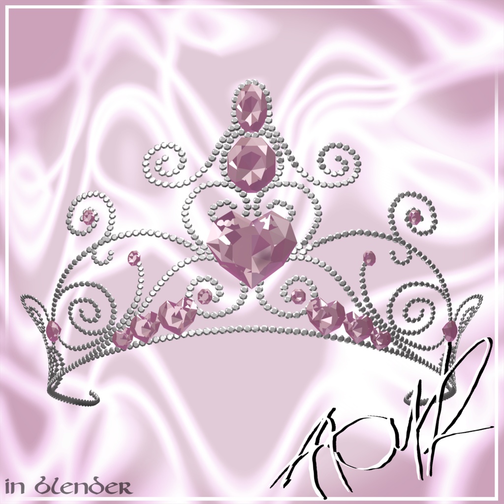 Heart Tiara [COMMERCIAL USE]