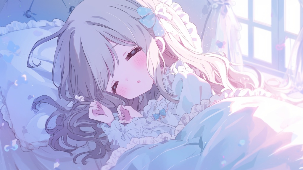 【フリーBGM】ふんわりおやすみ【かわいい/安眠/睡眠/癒し】