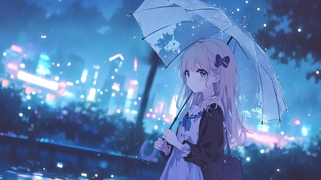 【フリーBGM】しとしとレイニー【雨の音/Lo-fi/切ない/ピアノ】