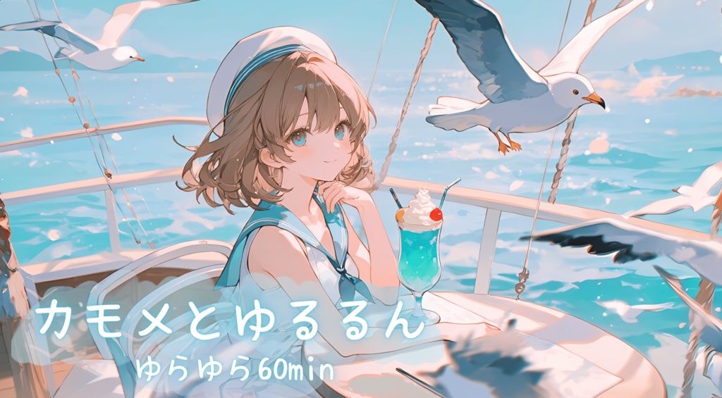 【フリーBGM】カモメとゆるるん【chill pop/かわいい/バカンス風/まったり】