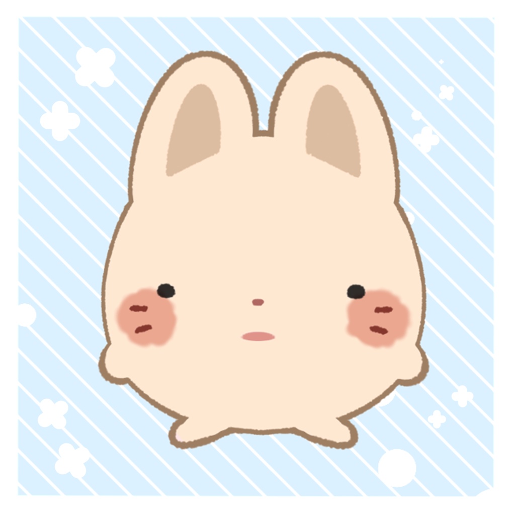 🐾 (๑ゝڡ◕๑) 5color 共用 うさぎ live2D 🐾