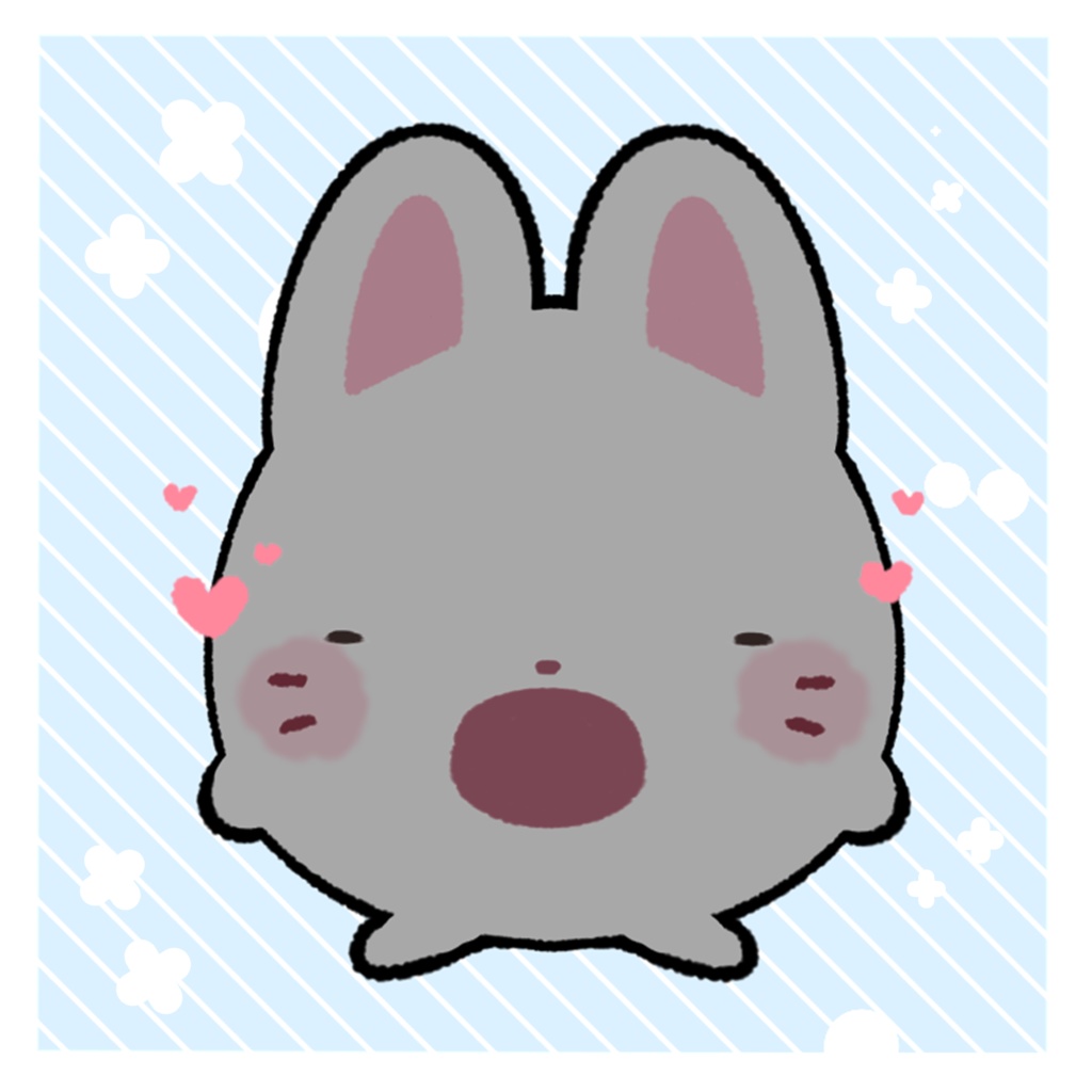 🐾 (๑ゝڡ◕๑) 5color 共用 うさぎ live2D 🐾