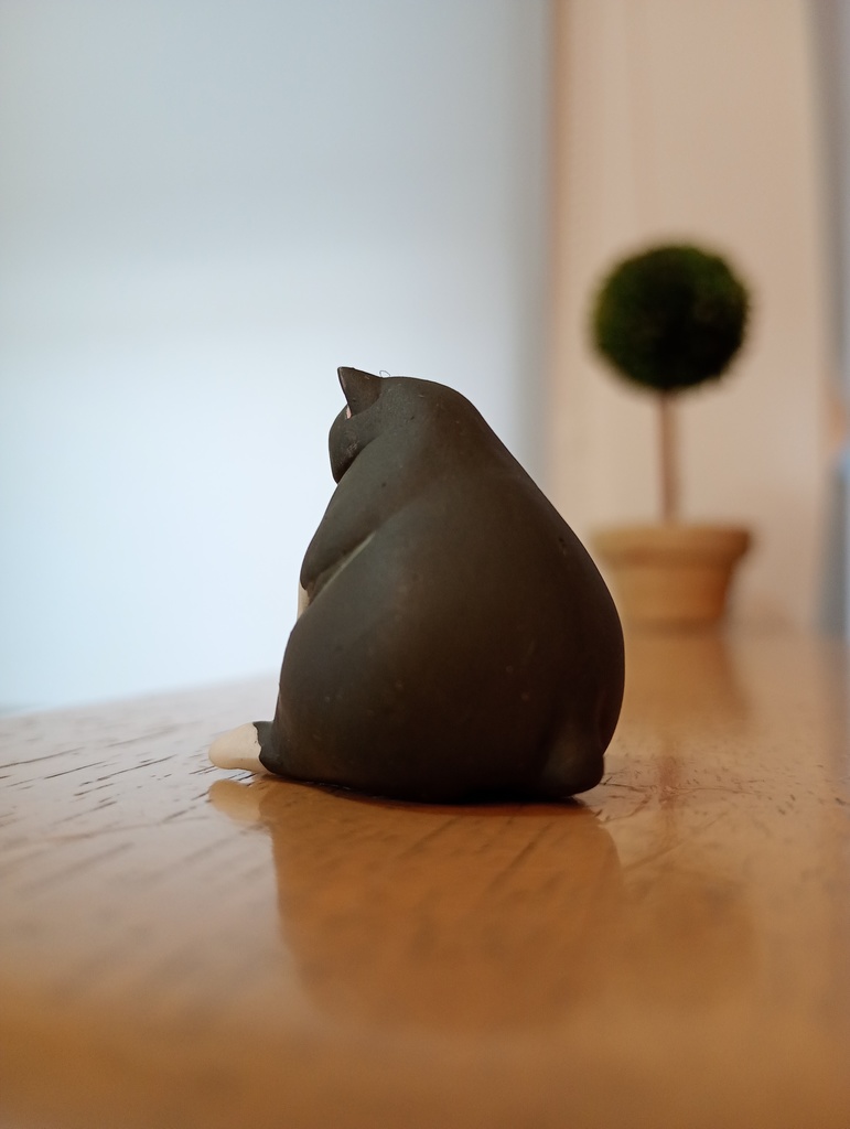 ぽっちゃりネコ単品(未塗装)