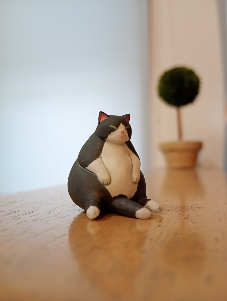 ぽっちゃりネコ単品（未塗装）