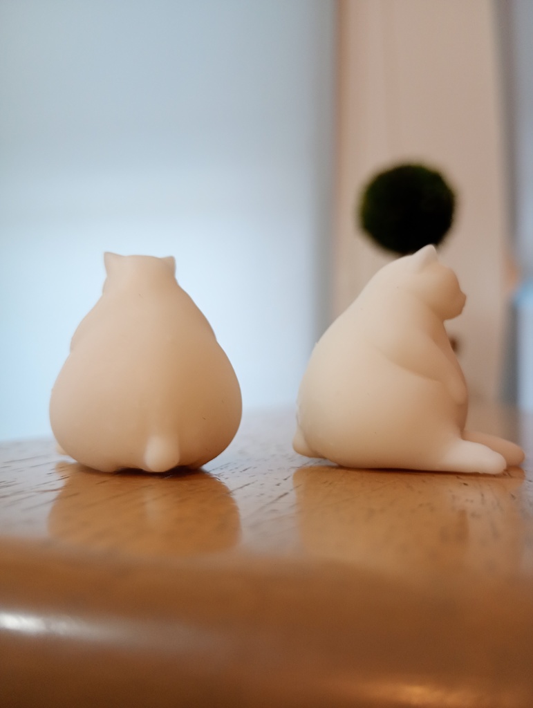 ぽっちゃりネコ単品(未塗装)