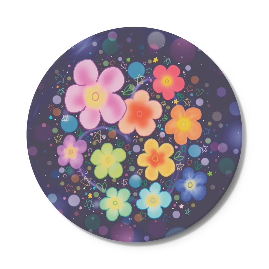 お花のコースター