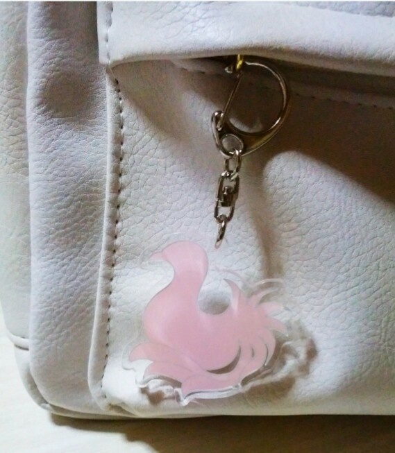 【アクキー】神秘の鳥 -ピンク-