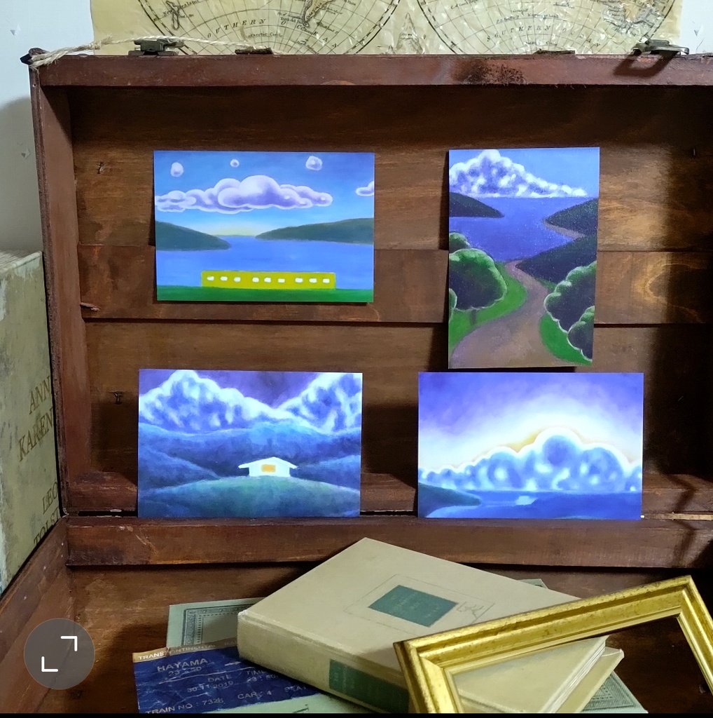 ポストカードセット（青セット）