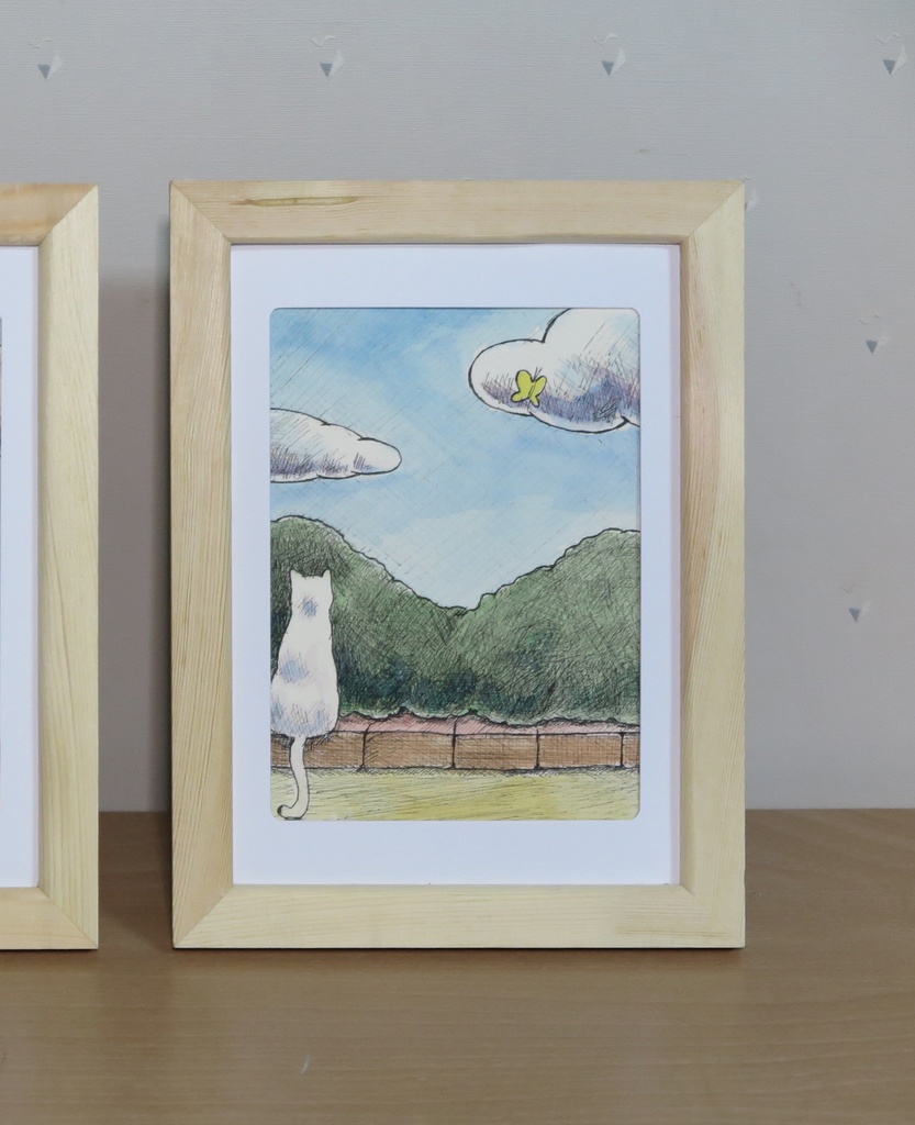 ねことちょうちょ