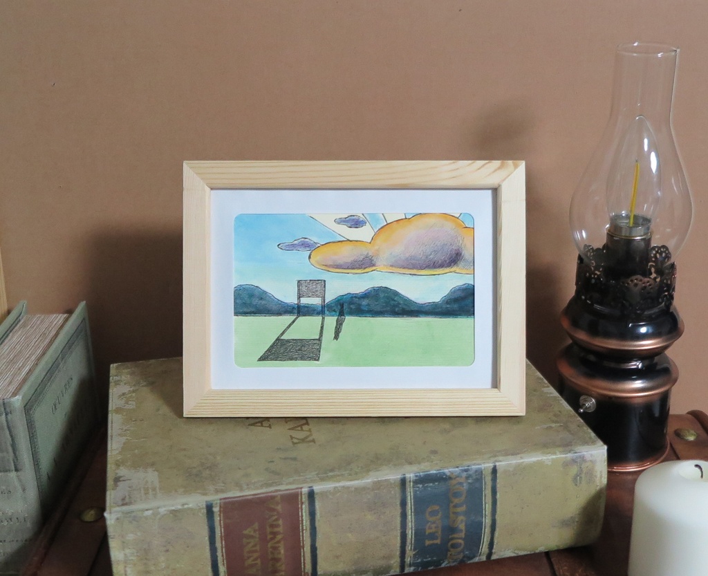 ねこと影（横）