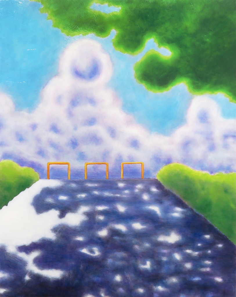 【原画】「旅するシリーズ -木漏れ日の道-」