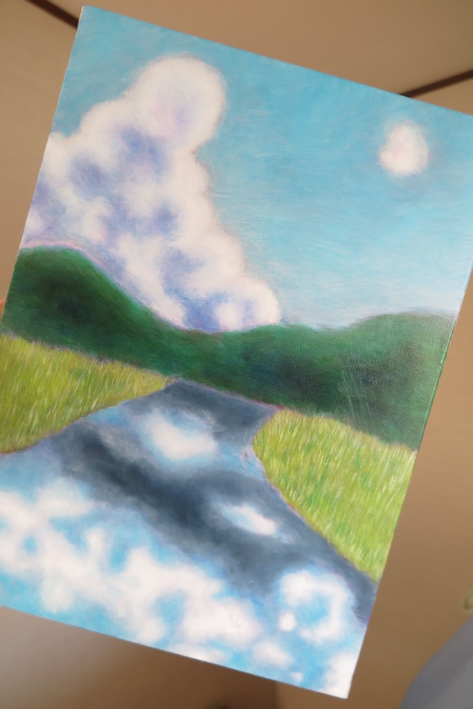 「旅するシリーズ -雨上がりの道-」