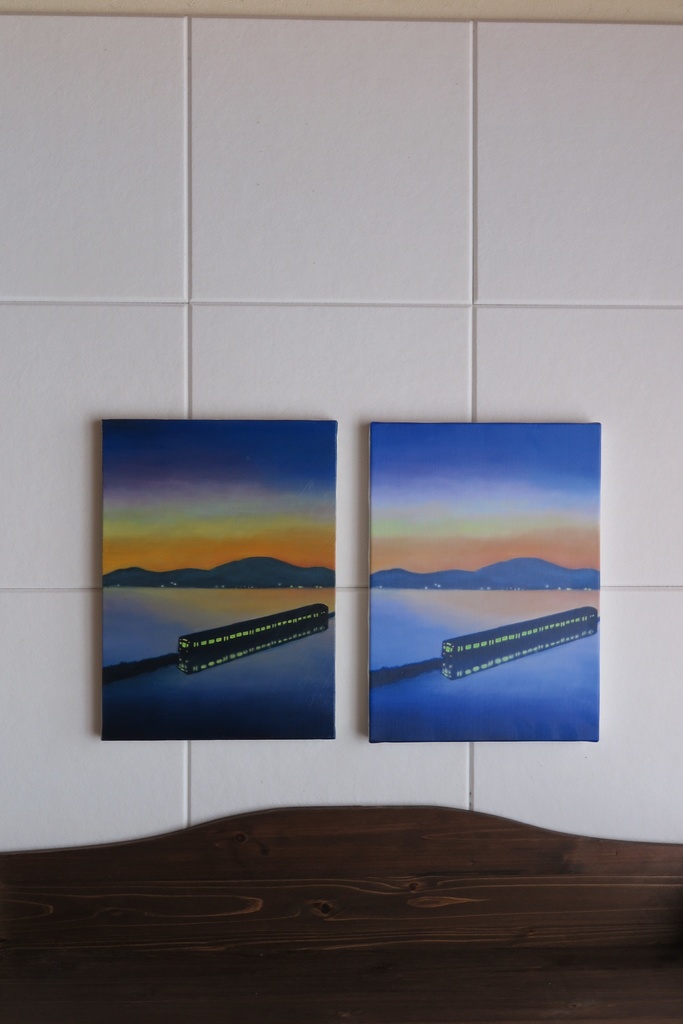 キャンバスプリント「帳を駆ける」