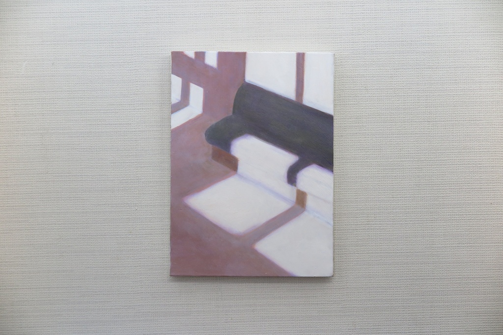 原画「昼下がりの電車」