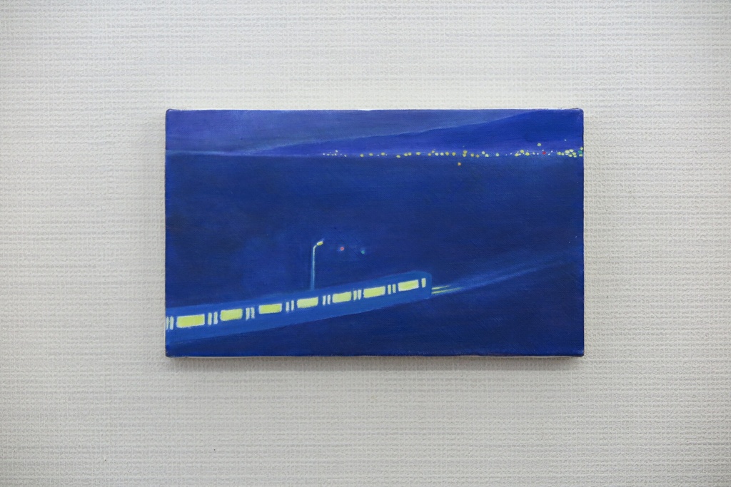原画「波間を駆ける」
