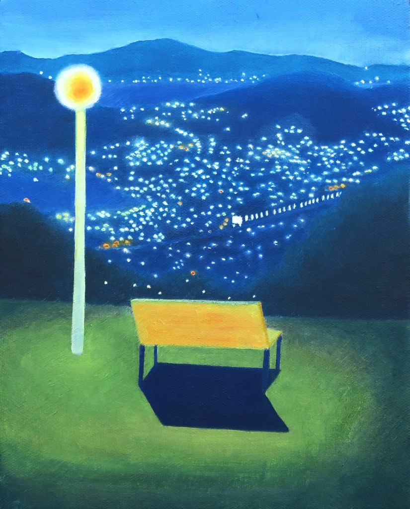 【原画】高台より
