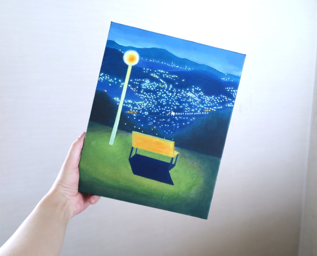 【原画】高台より