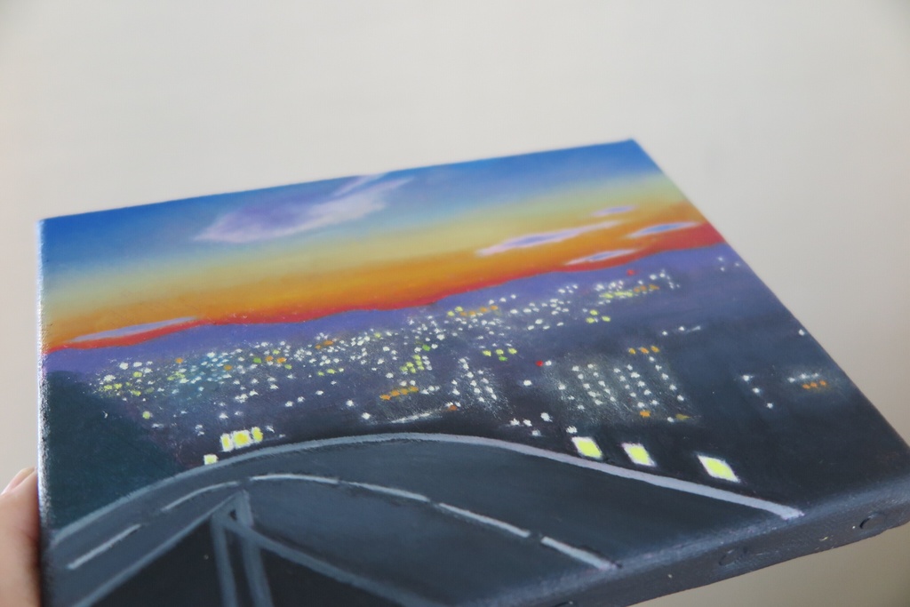 【原画】夕映えを重ねる